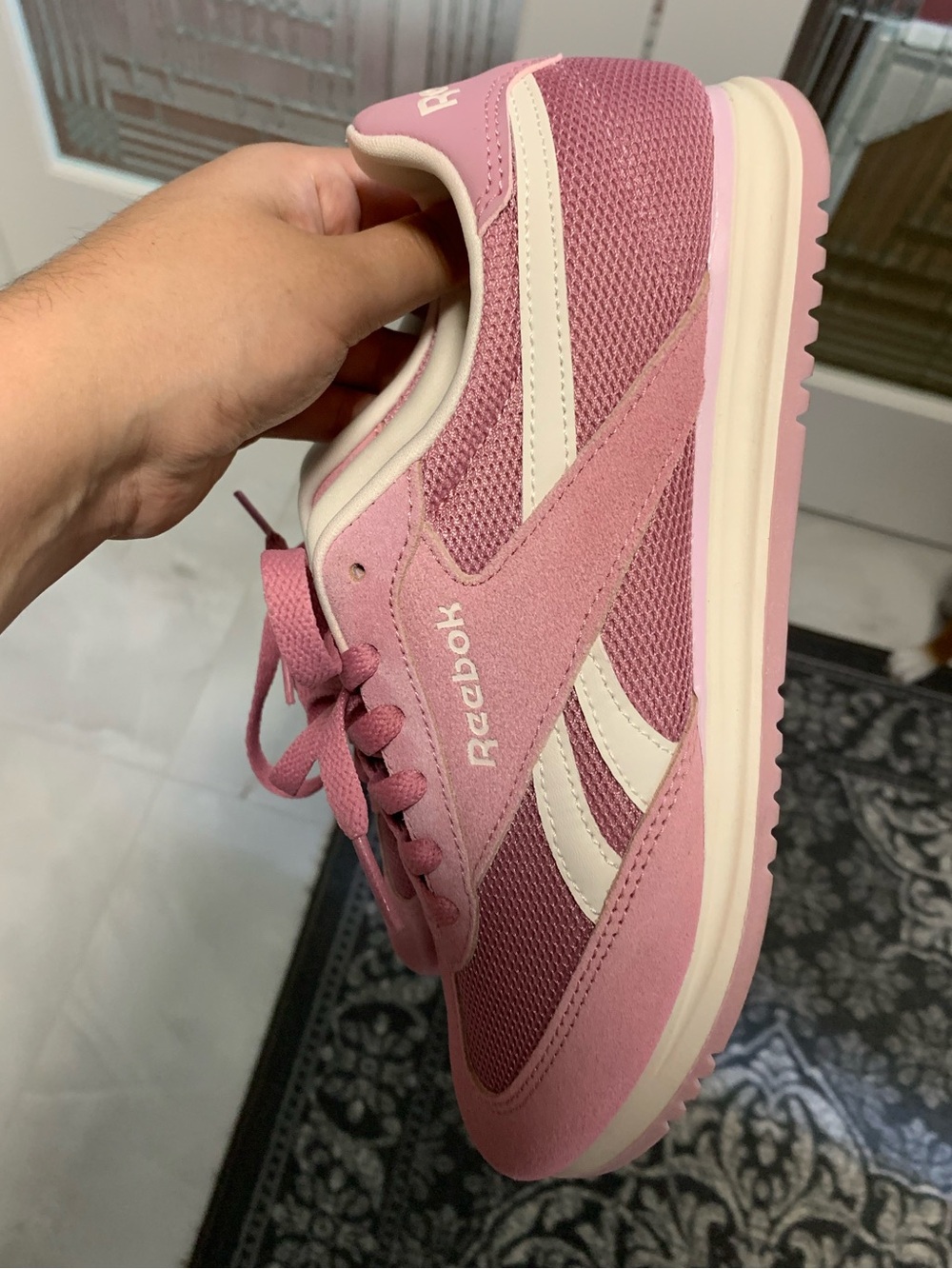 Pink Reebok Sneakers - Size 9 - Picture 3 of 10